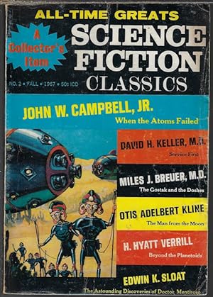 Bild des Verkufers fr SCIENCE FICTION CLASSICS: No. 2, Fall 1967 zum Verkauf von Books from the Crypt