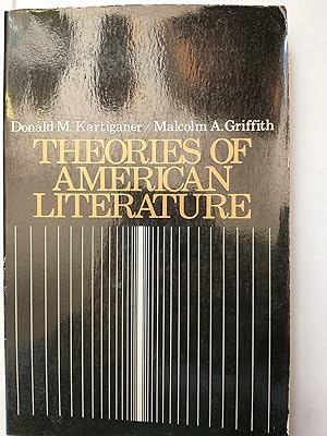 Seller image for Theories Of American Literature for sale by Early Republic Books