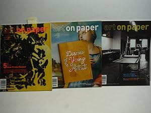 Bild des Verkufers fr Art on Paper Magazine Prints Drawings Photography (3 Issues) 2008 zum Verkauf von Imperial Books and Collectibles