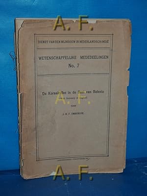 Immagine del venditore per De Koraalriffen in de Baai van Batavia (with Summary in English) Dienst van den Mijnbouw in Nederlandsch-Indie. Wetenschappelijke Mededeelingen No. 7. venduto da Antiquarische Fundgrube e.U.