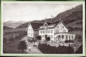 Ansichtskarte / Postkarte Schweigmatt Raitbach Schopfheim in Baden, Pension Lueginsland - Bes.: E...