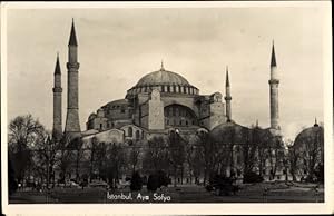 Bild des Verkufers fr Ansichtskarte / Postkarte Konstantinopel Istanbul Trkei, Hagia Sophia zum Verkauf von akpool GmbH