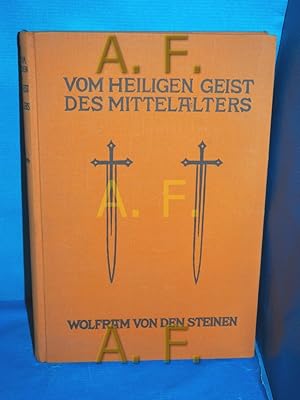 Imagen del vendedor de Vom heiligen Geist des Mittelalters a la venta por Antiquarische Fundgrube e.U.