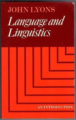 Seller image for Language and Linguistics: An Introduction for sale by High Street Books