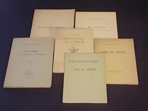 Réunion De 6 ouvrages. Les Tendres Amies - Le Poème De La Rose et Du Baiser - Musiques Des Jours ...