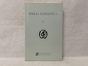 Biblia Patristica: Index des Citations et Allusions Bibliques dans la Litterature Patristique. Vo...