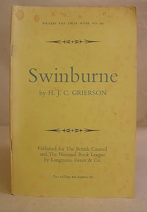 Writers And Their Work - Swinburne