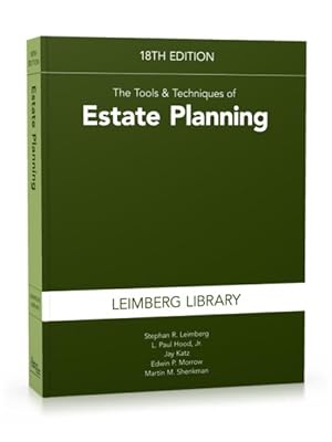 Imagen del vendedor de Tools & Techniques of Estate Planning a la venta por GreatBookPricesUK