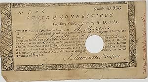 AUTHORIZING PAYMENT FOR SERVICE IN THE CONNECTICUT LINE OF THE CONTINENTAL ARMY, in a partly prin...
