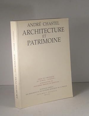 Seller image for Architecture et patrimoine. Choix de chroniques du journal "Le Monde" for sale by Librairie Bonheur d'occasion (LILA / ILAB)