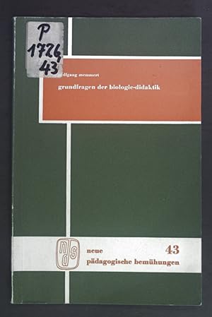 Imagen del vendedor de Grundfragen der Biologie-Didaktik. Neue pdagogische Bemhungen Band 43. a la venta por books4less (Versandantiquariat Petra Gros GmbH & Co. KG)