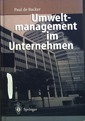 Image du vendeur pour Umweltmanagement im Unternehmen. mis en vente par books4less (Versandantiquariat Petra Gros GmbH & Co. KG)