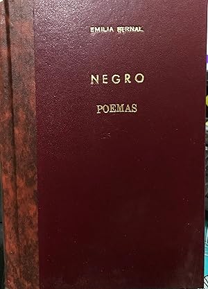 Imagen del vendedor de Negro : poemas a la venta por Librera Monte Sarmiento