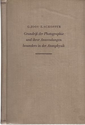 Immagine del venditore per Grundriss der Photographie und ihrer Anwendungen besonders in der Atomphysik. venduto da Fundus-Online GbR Borkert Schwarz Zerfa