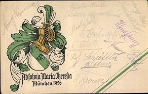 Studentika Ansichtskarte / Postkarte München Bayern, Absolvia Maria Theresia 1926