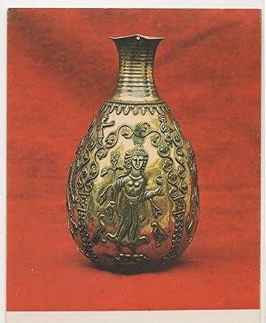 Silver Jar High Relief Period Indian Sassanid Period Pottery Postcard