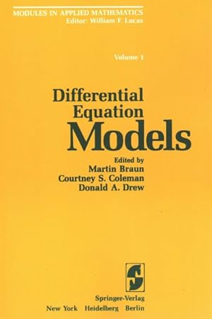 Image du vendeur pour Differential Equation Models mis en vente par GreatBookPricesUK