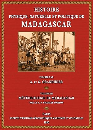 Bild des Verkufers fr Histoire de Madagascar - Vol. 3: Mtorologie zum Verkauf von Antiquariat  Fines Mundi