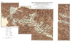 Aus den Hochregionen des Kaukasus - Übersichtskarten