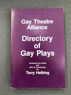 Imagen del vendedor de Gay Theatre Alliance Directory of Gay Plays a la venta por The Groaning Board