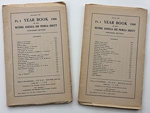 YEAR BOOK OF THE NATIONAL AURICULA SOCIETY [Northern Section] Year Book 1968 Parts one & two.
