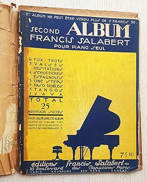 SECOND ALBUM FRANCIS SALABERT POUR PIANO SEUL