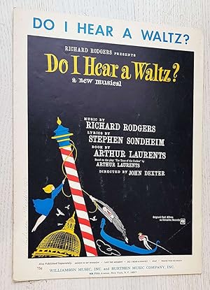 DO I HEAR A WALTZ ? a new musical (music sheet / partitura)