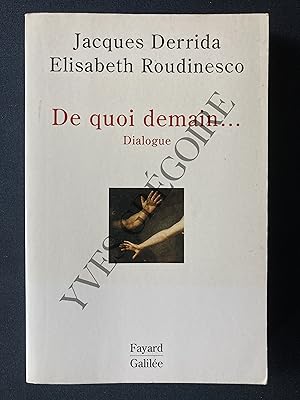 Image du vendeur pour DE QUOI DEMAIN. Dialogue mis en vente par Yves Grgoire