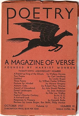 Poetry - A Magazine of Verse - October 1937 - Volume LI - Number VI