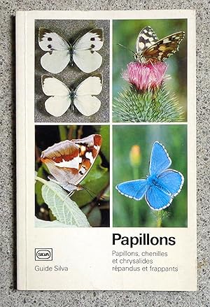 Papillons. Papillons, chenilles et chrysalides répandus et frappants.
