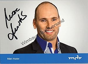 Bild des Verkufers fr Original Autogramm Marc Huster MDR /// Autogramm Autograph signiert signed signee zum Verkauf von Antiquariat im Kaiserviertel | Wimbauer Buchversand