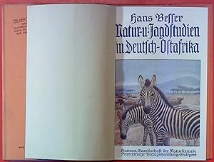Seller image for Natur u. Jagdstudien in Deutsch-Ostafrika for sale by biblion2