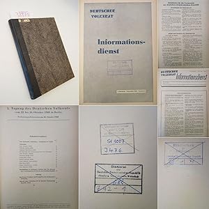 Informationsdienst 1. Jahrgang 1948 Nr. 1 - 8 * mit Beiträgen von Walter Ulbricht (SED), Hermann ...