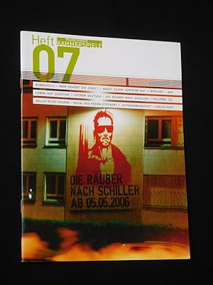 Die Räuber nach Schiller. Münchner Kammerspiele, Heft 07, Spielzeit 2005/2006 [Theaterzeitschrift]