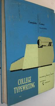 College Typewriting: Complete Course