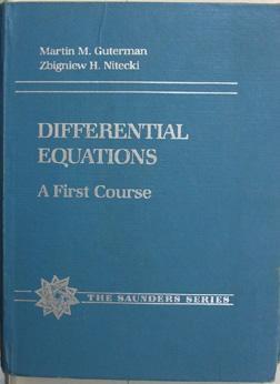 Differential Equations: A First Course