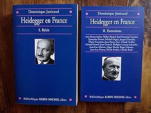 Bild des Verkufers fr HEIDEGGER en France, complet en 2 volumes zum Verkauf von ANNANDREE