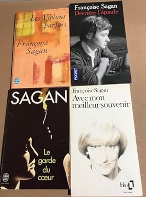 Image du vendeur pour 1 lot de 4 livres / la garde du coeur -avec mon meilleur souvenir -les violons parfois-derriere l'paule mis en vente par librairie philippe arnaiz