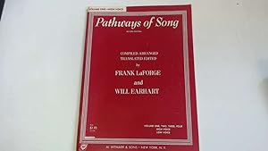 Imagen del vendedor de Pathways of Song. Volume 1 High Voice. a la venta por Goldstone Rare Books