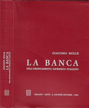 Seller image for La banca nell'ordinamento giuridico italiano for sale by Biblioteca di Babele