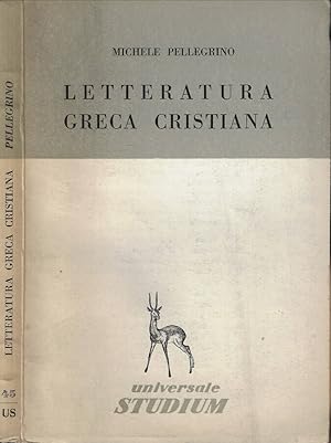 Bild des Verkufers fr Letteratura greca cristiana zum Verkauf von Biblioteca di Babele