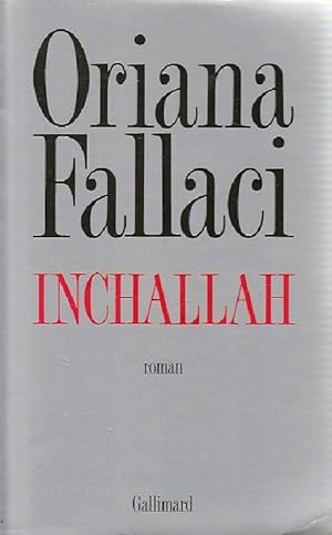 Imagen del vendedor de Inchallah - Oriana Fallaci a la venta por Book Hmisphres