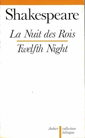 Image du vendeur pour La nuit des rois - William Shakespeare mis en vente par Book Hmisphres