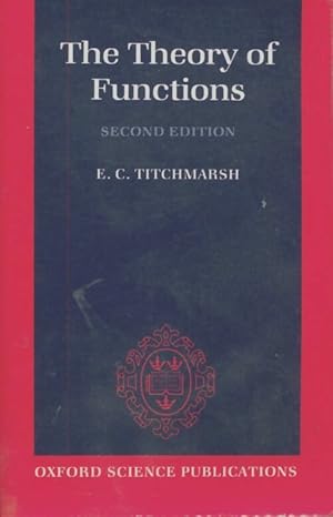 Image du vendeur pour The theory of functions - E.C. Titchmarsh mis en vente par Book Hmisphres