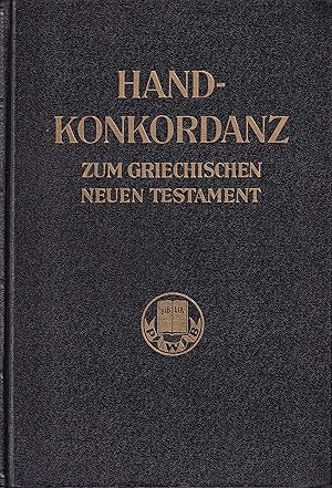 Seller image for Handkonkordanz zum griechischen Neuen Testament for sale by Clivia Mueller