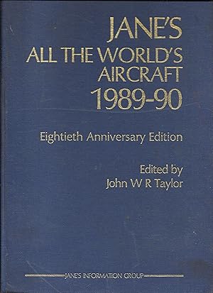 Seller image for Jane's All the World's Aircraft 1989-90 for sale by Books and Bobs