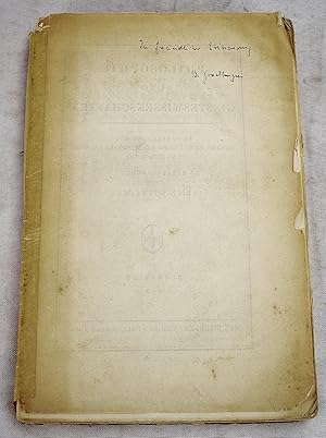 Die Entstehung der Burgerlichen Welt- und Lebensanschauung in Frankreich (I. Band) (Signed)