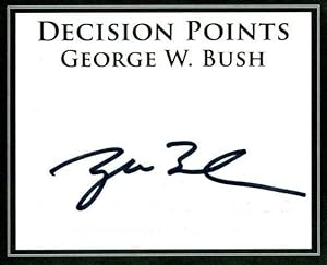 George W. Bush autograph | In-Person signed bookplate