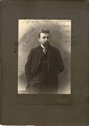 Alexander Tikhonovich Gretchaninov autograph | Signed vintage photogra