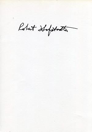 Image du vendeur pour Robert Hofstadter autograph | Signed card mis en vente par Markus Brandes Autographs GmbH